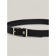 Women Belt Tommy Hilfiger Th Heritage 3.0 Monogram AW0AW16606-BDS Black