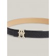 Women Belt Tommy Hilfiger Th Revamp Rev 3.0 AW0AW16349-0GJ Black