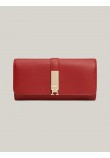 Womens Wallet Tommy Hilfiger Th Heritage Lrg Flap AW0AW16338-XNN Red