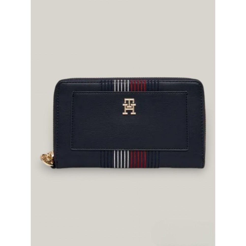 Γυναικείο Πορτοφόλι Tommy Hilfiger Th Distinct Travel Wallet Corp AW0AW16324-DW6 Μπλε