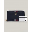 Womens Wallet Tommy Hilfiger Th Distinct Travel Wallet Corp AW0AW16324-DW6 Blue