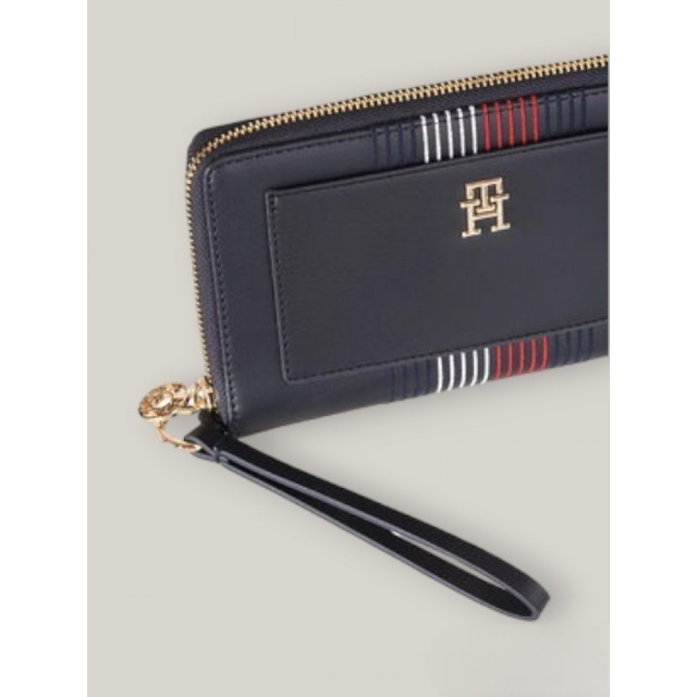 Womens Wallet Tommy Hilfiger Th Distinct Travel Wallet Corp AW0AW16324-DW6 Blue