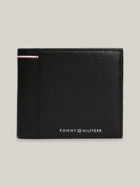 Men Wallet Tommy Hilfiger Th Transit Cc And Coin AM0AM12520-BDS Black