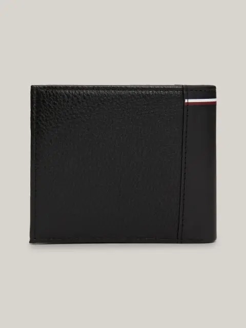 Men Wallet Tommy Hilfiger Th Transit Cc And Coin AM0AM12520-BDS Black