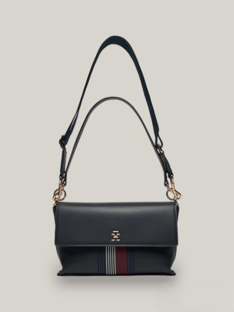 Γυναικεία Τσάντα Tommy Hilfiger Th District Shoulder Bag Corp AW0AW16795-DW6 Μπλε