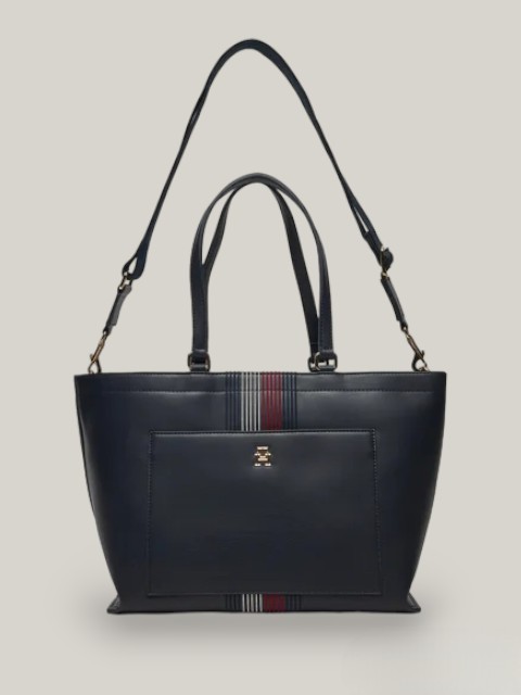 Women Bag Tommy Hilfiger Th Distinct Tote Corp AW0AW16704-DW6 Blue