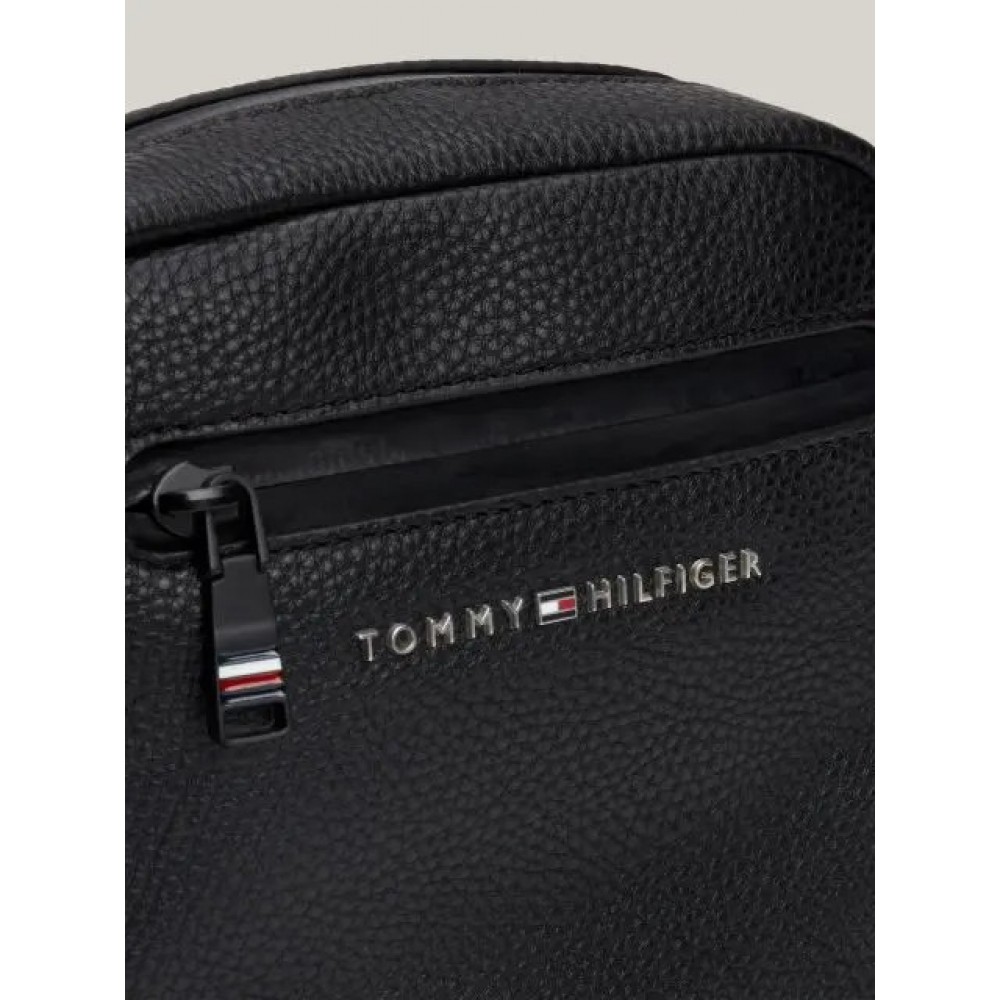 Ανδρικό Τσαντάκι Tommy Hilfiger ThTransit Mini Reporter AM0AM12484-BDS Μαύρo