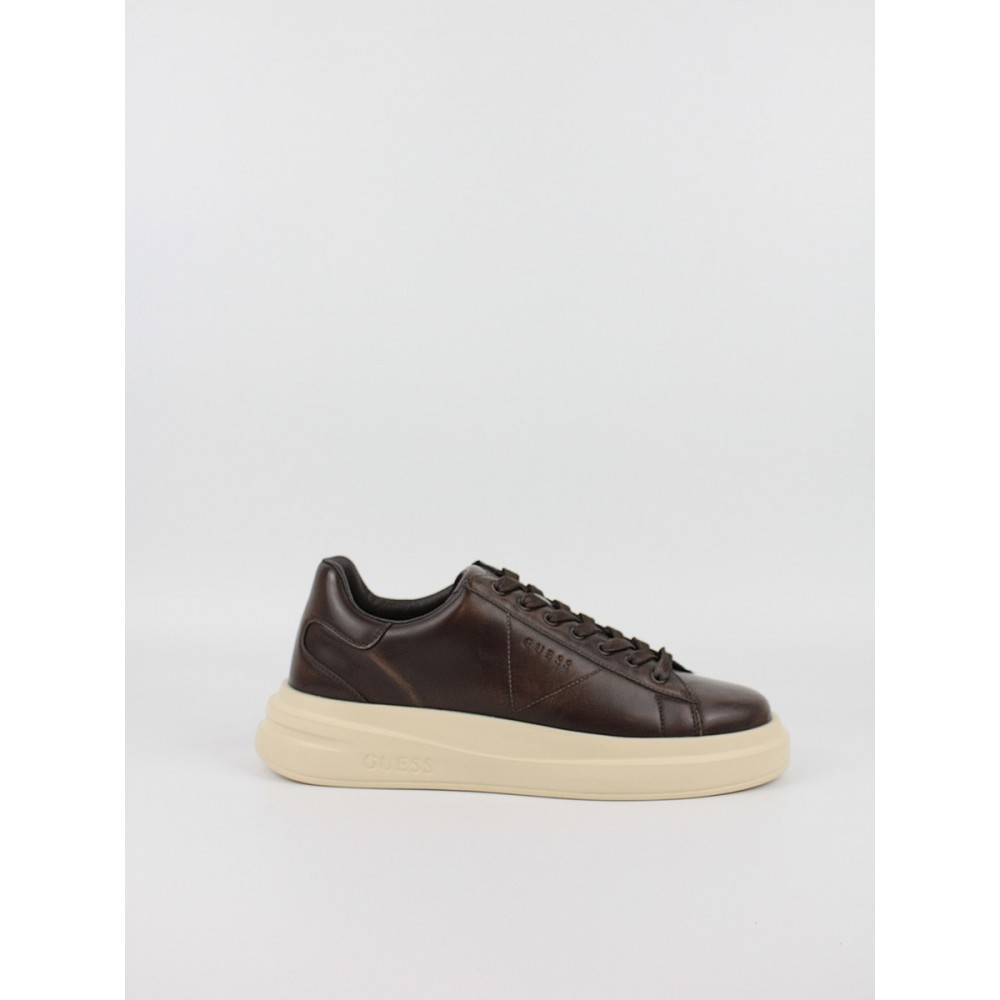 Men's Sneaker Guess Elba FMTEBRLEA12 Brown