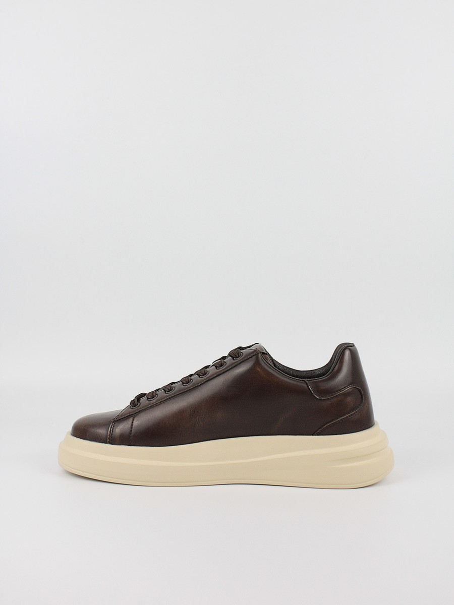 Men's Sneaker Guess Elba FMTEBRLEA12 Brown