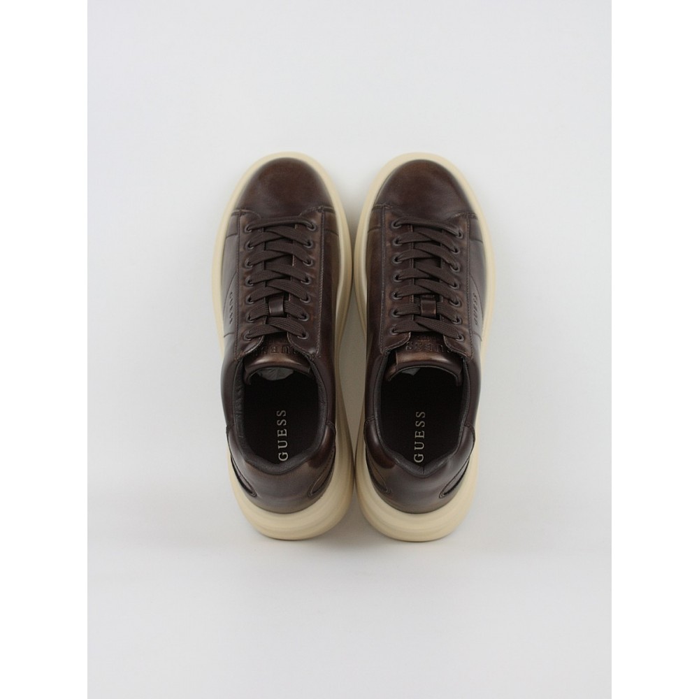 Men's Sneaker Guess Elba FMTEBRLEA12 Brown