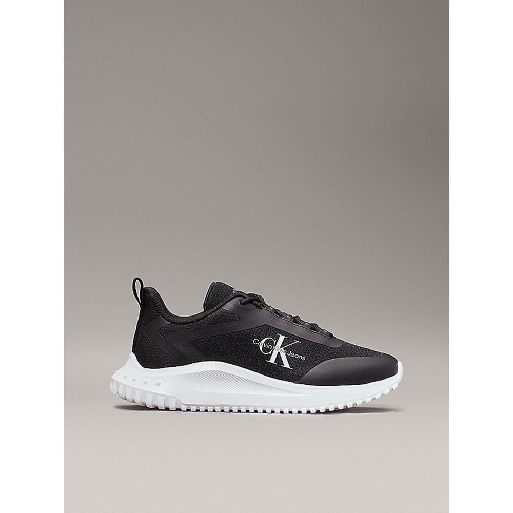 Γυναικεία Sneaker Calvin KLein Eva Runner Low Lace Mix Ml Wn YW0YW01442-0GM Μαύρο