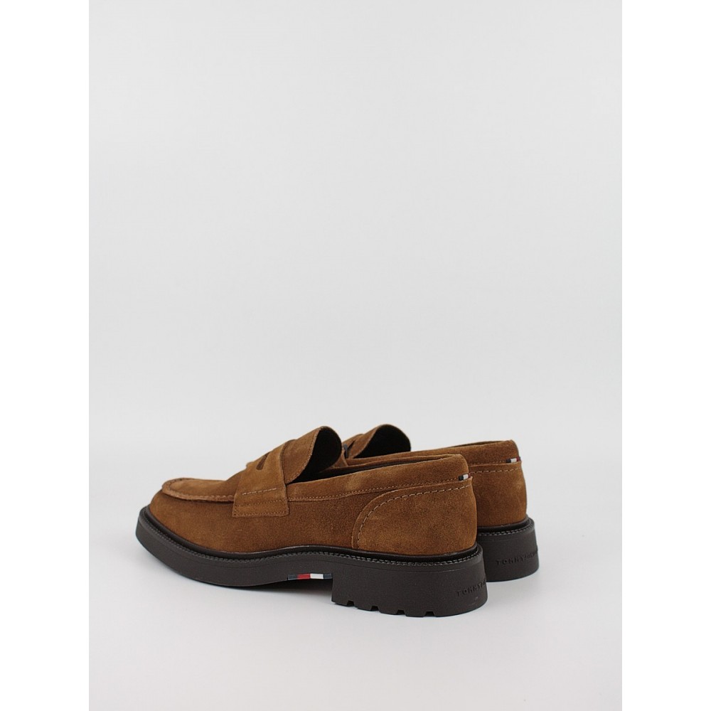 Ανδρικά Μοκασίνια Tommy Hilfiger Hilfiger Comfort Lwt Sde Loafer FM0FM05263-GVQ Ταμπά