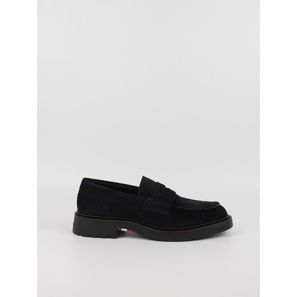 Ανδρικά Μοκασίνια Tommy Hilfiger Hilfiger Comfort Lwt Sde Loafer FM0FM05263-DW5 Μπλε