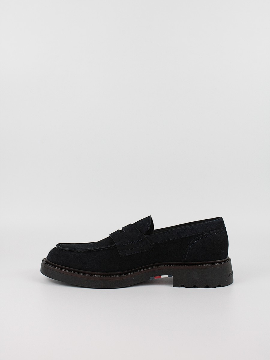 Ανδρικά Μοκασίνια Tommy Hilfiger Hilfiger Comfort Lwt Sde Loafer FM0FM05263-DW5 Μπλε