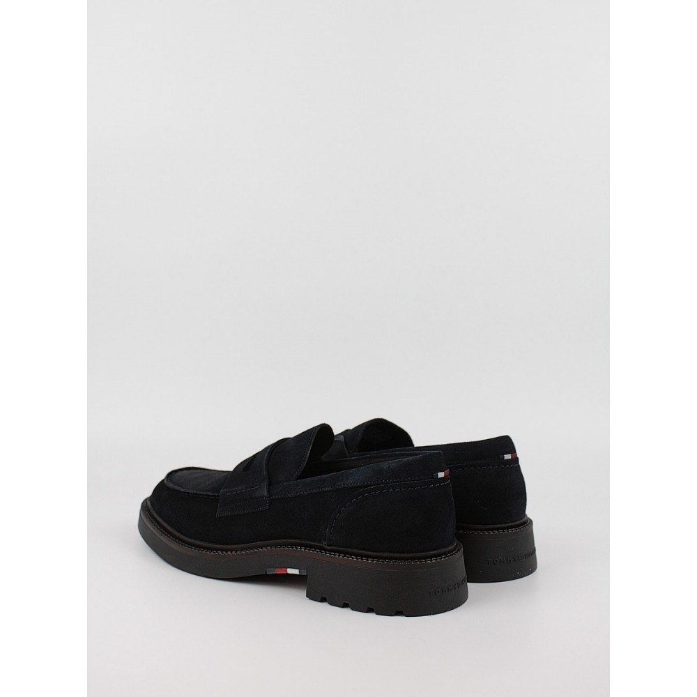 Ανδρικά Μοκασίνια Tommy Hilfiger Hilfiger Comfort Lwt Sde Loafer FM0FM05263-DW5 Μπλε