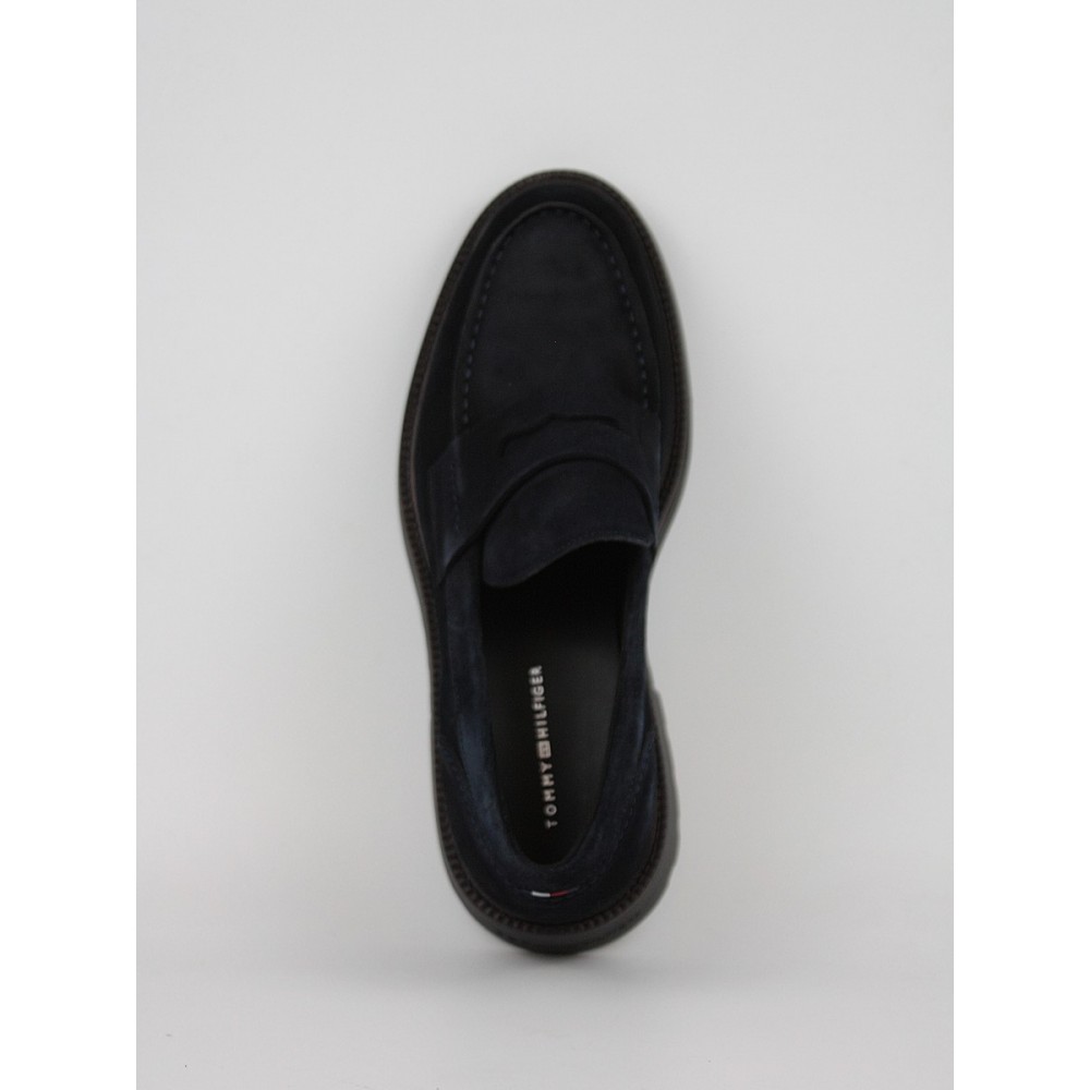 Ανδρικά Μοκασίνια Tommy Hilfiger Hilfiger Comfort Lwt Sde Loafer FM0FM05263-DW5 Μπλε