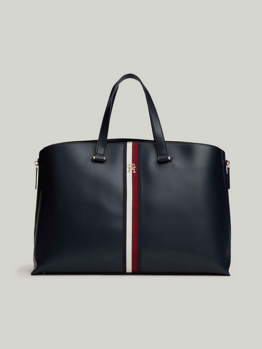 Γυναικεία Τσάντα Tommy Hilfiger Th Modern Tote Corp AW0AW17377-DW6 Μπλε