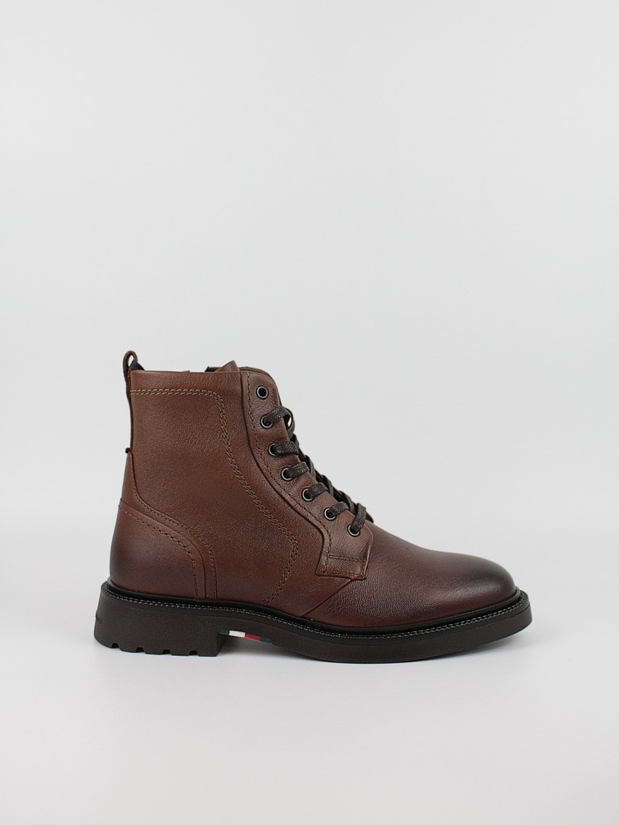 Ανδρικά Μποτάκια Tommy Hilfiger Hilfiger Comfort Lwt Lth Boot FM0FM05183-GVI Ταμπά