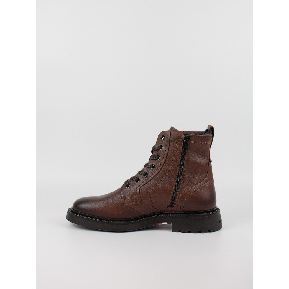 Ανδρικά Μποτάκια Tommy Hilfiger Hilfiger Comfort Lwt Lth Boot FM0FM05183-GVI Ταμπά