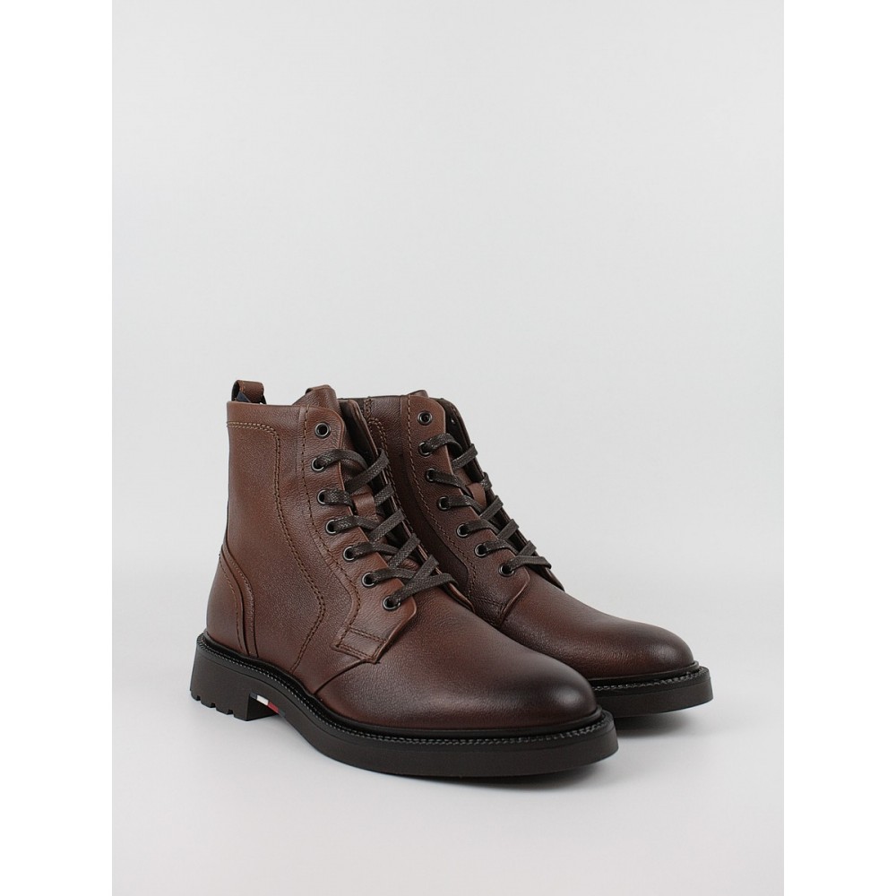 Ανδρικά Μποτάκια Tommy Hilfiger Hilfiger Comfort Lwt Lth Boot FM0FM05183-GVI Ταμπά