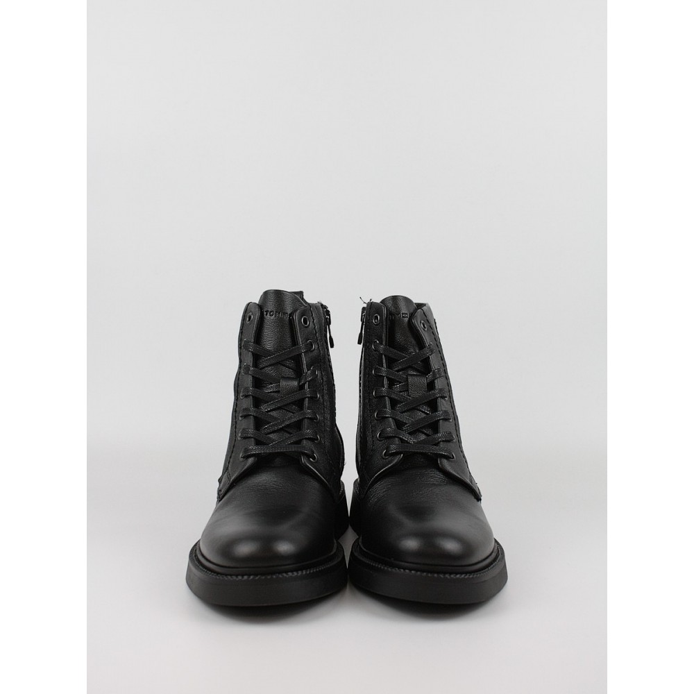 Ανδρικά Μποτάκια Tommy Hilfiger Hilfiger Comfort Lwt Lth Boot FM0FM05183-BDS Μαύρο