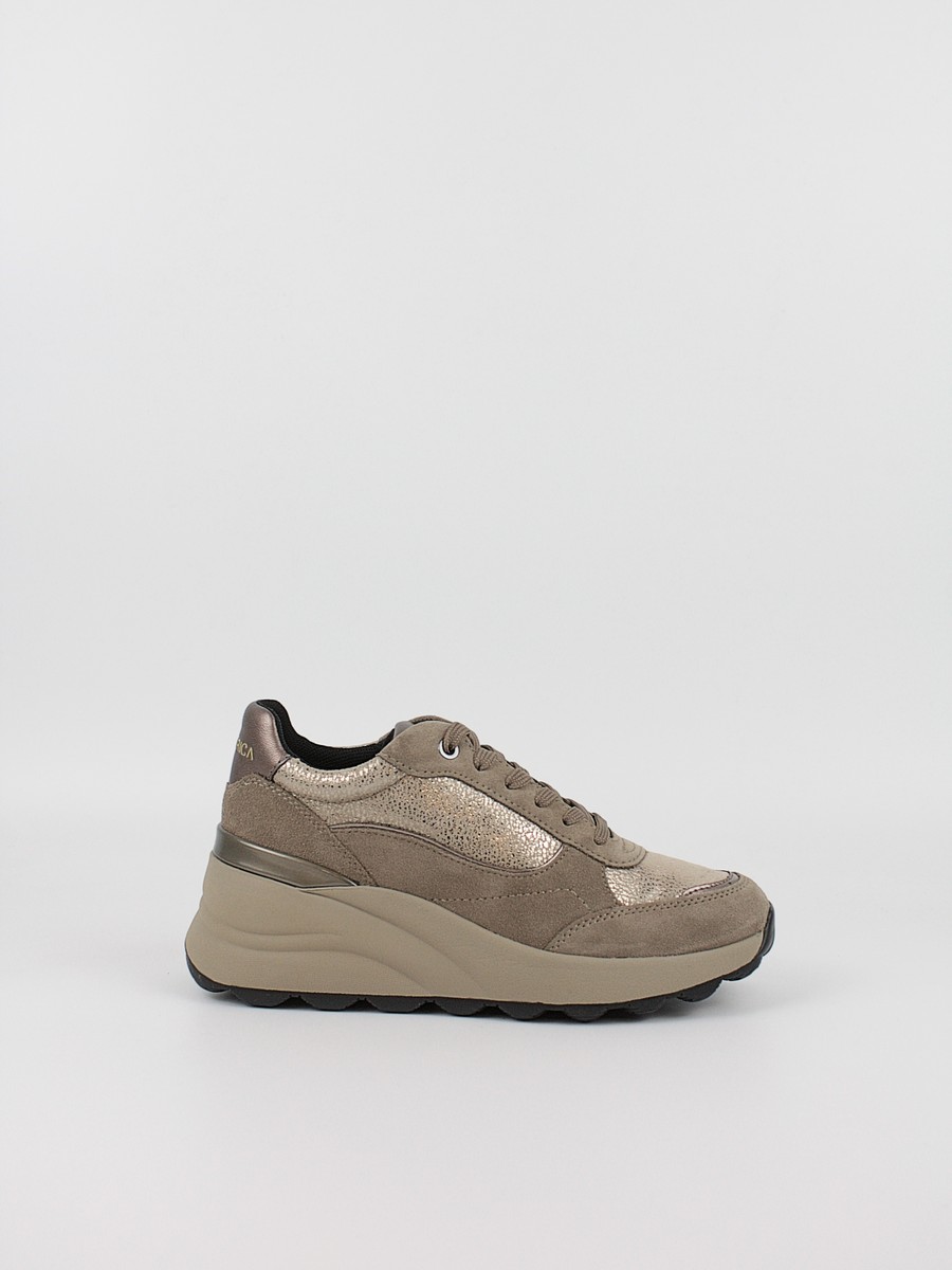 Women's Sneaker Geox Spherica ec13 D45WAA-0JS22-C6029 Taupe