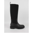 Γυναικεία Μπότα Calvin KLein High Rainboot Neopren YW0YW00838-BDS Μαύρο