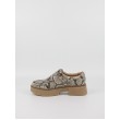 Women Moc Clarks Linoso Monk26178680 Grey Snake