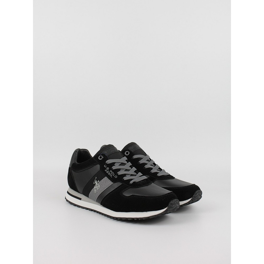 Ανδρικό Sneaker Us Polo Assn XIRIO007A-A8-BLK Μαύρο