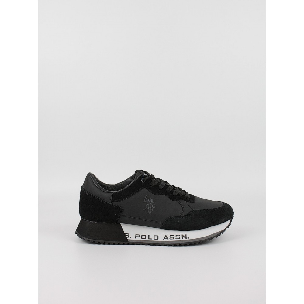 Ανδρικό Sneaker Us Polo Assn CLEEF006A-B8-BLK Μαύρο