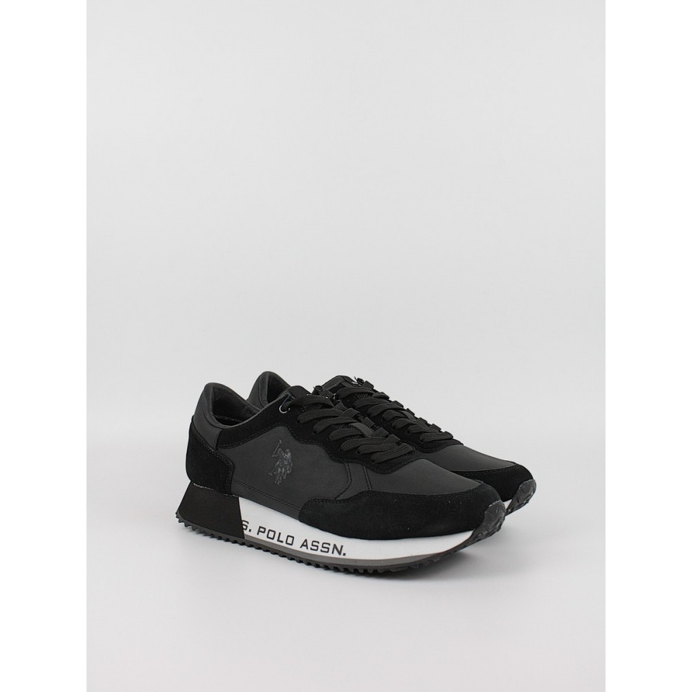 Ανδρικό Sneaker Us Polo Assn CLEEF006A-B8-BLK Μαύρο