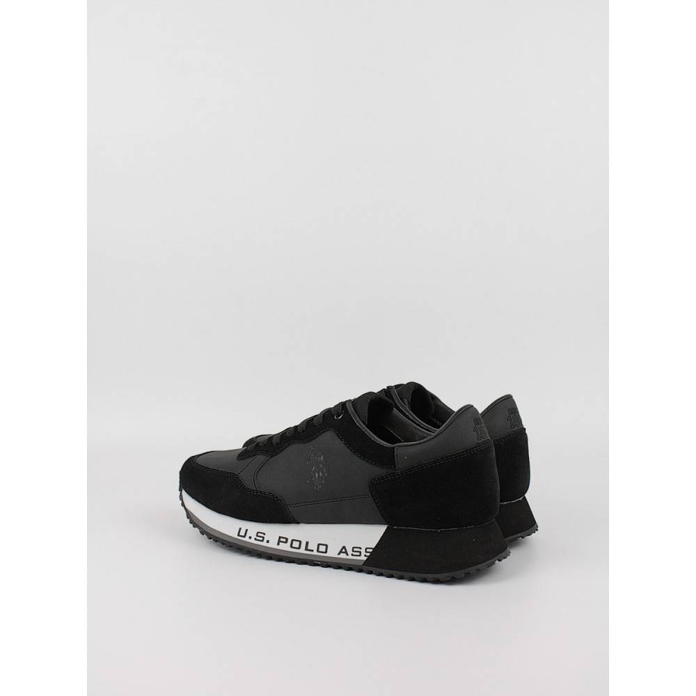 Ανδρικό Sneaker Us Polo Assn CLEEF006A-B8-BLK Μαύρο