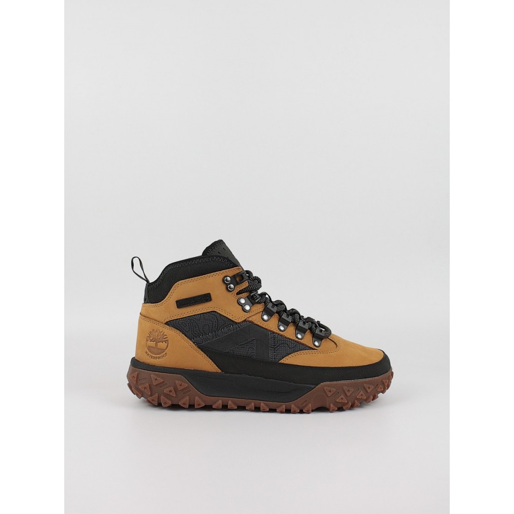 Ανδρικό Μποτάκι Timberland Greenstride Motion 6 Mid Lace Up Waterproof Hiking Boot TB1A67JC231 Κίτρινο