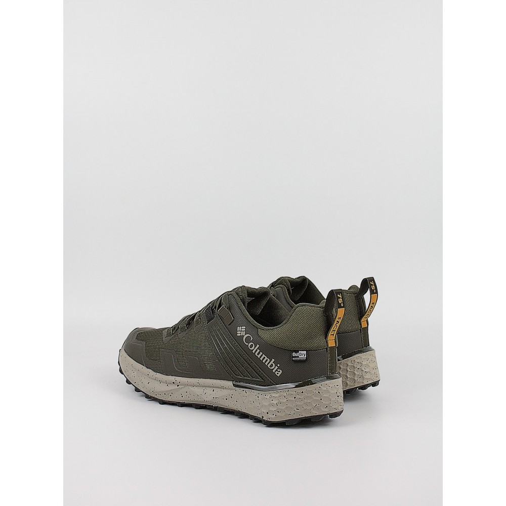 Men's Sneaker Columbia Facet™ 75 OutDry™ 2099721-313 Deep Olive, Canyon Sun