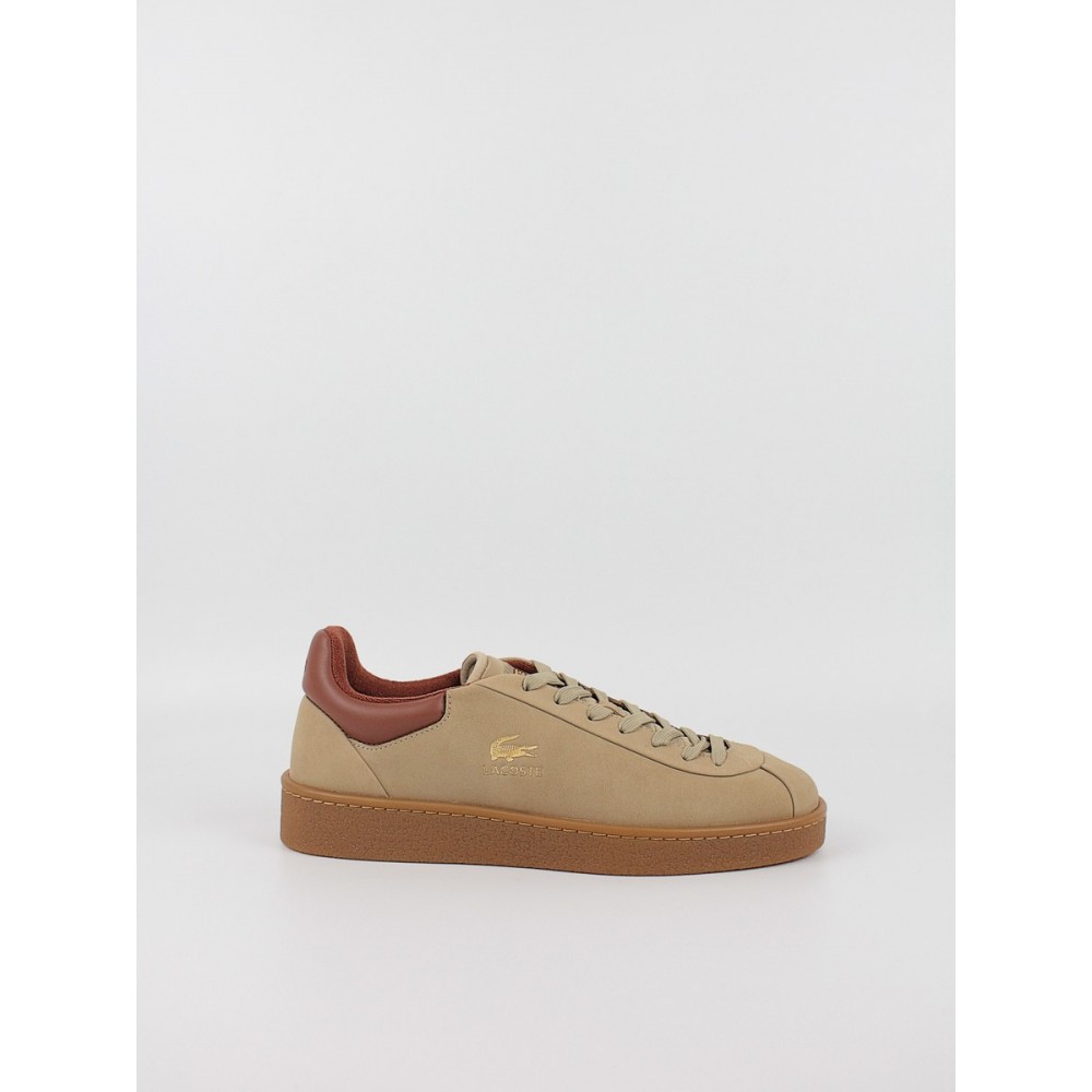 Ανδρικό Sneaker Lacoste Baseshot Prm 224 1 48SMA0007AAF Μπεζ