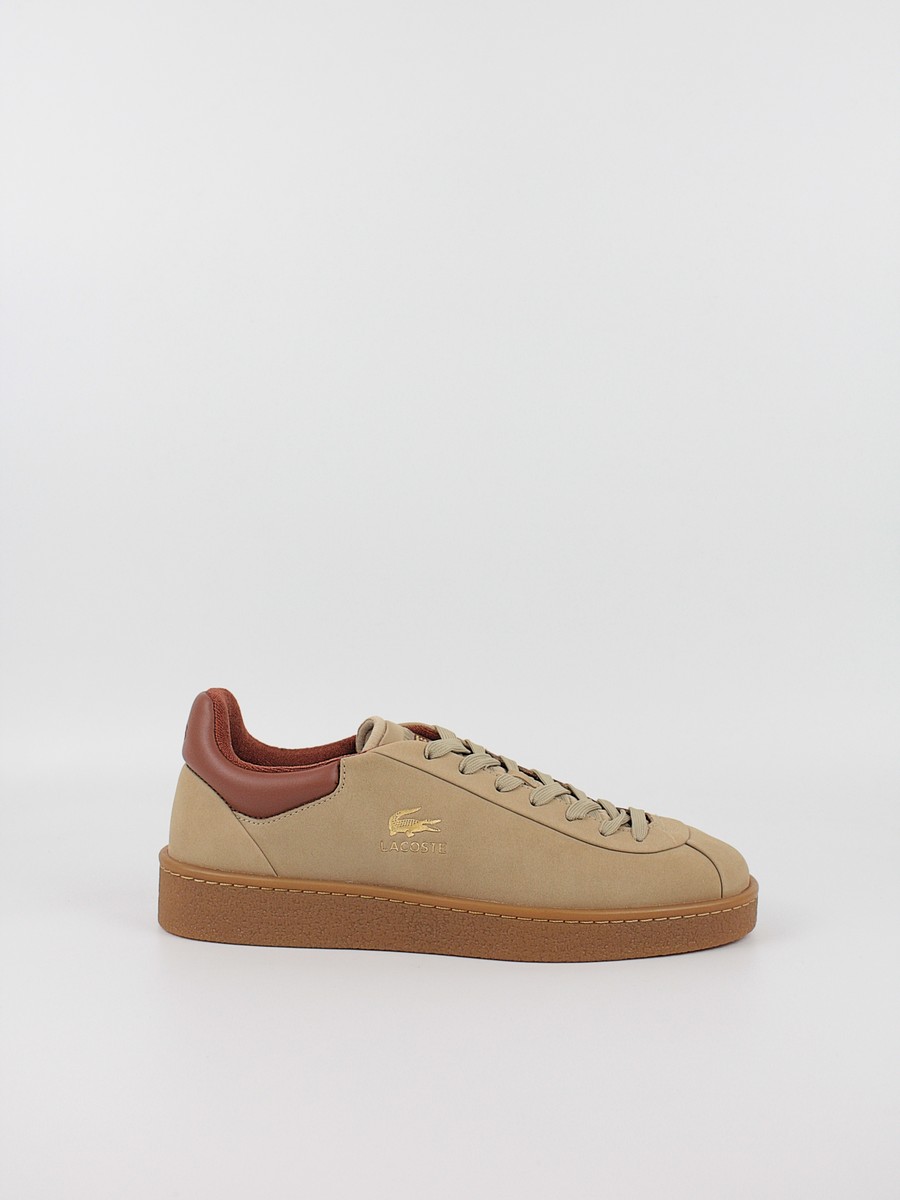 Ανδρικό Sneaker Lacoste Baseshot Prm 224 1 48SMA0007AAF Μπεζ