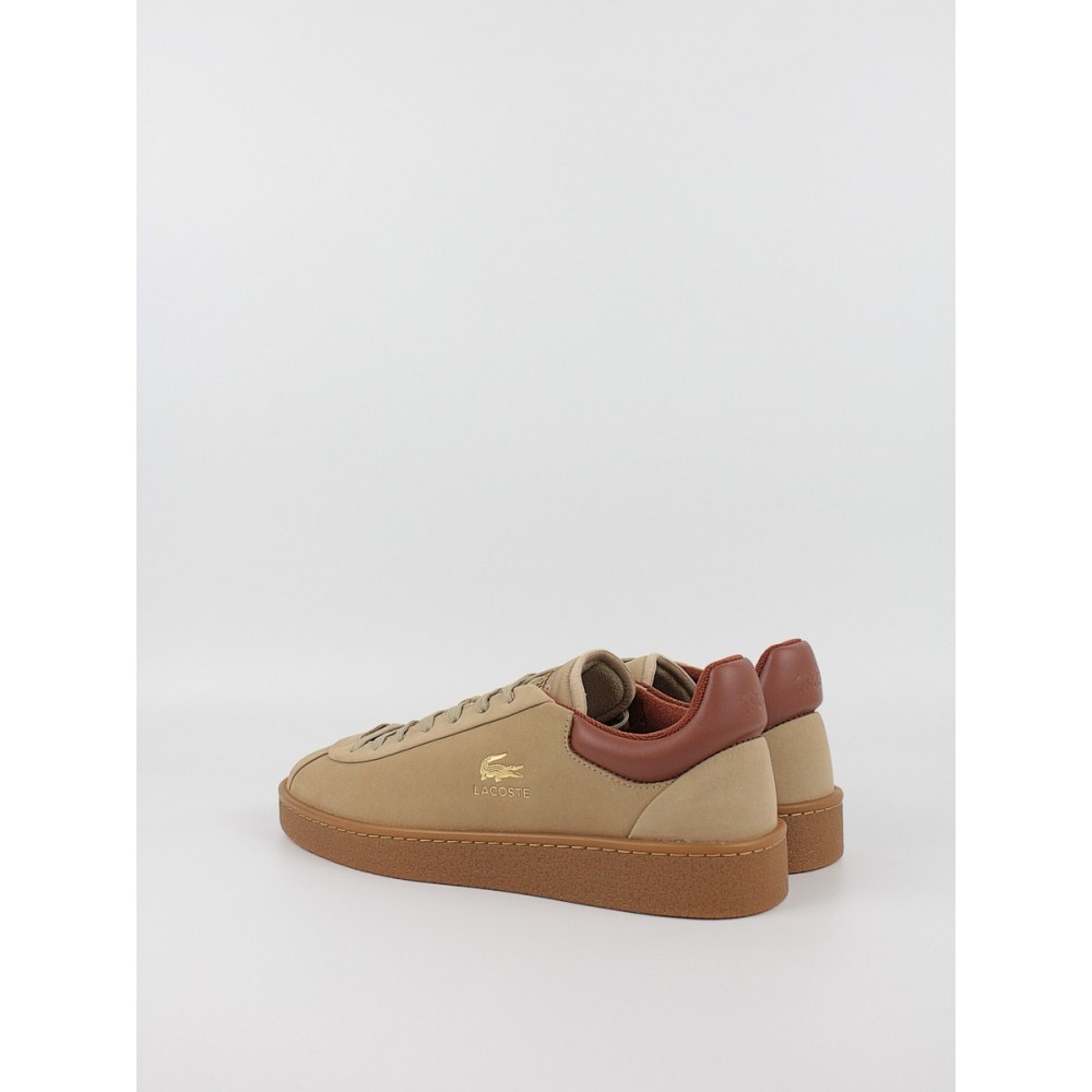 Ανδρικό Sneaker Lacoste Baseshot Prm 224 1 48SMA0007AAF Μπεζ