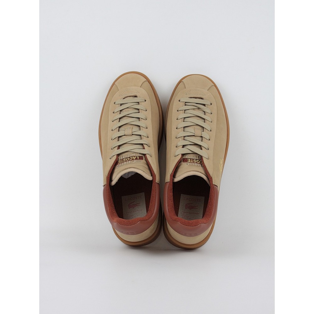 Ανδρικό Sneaker Lacoste Baseshot Prm 224 1 48SMA0007AAF Μπεζ