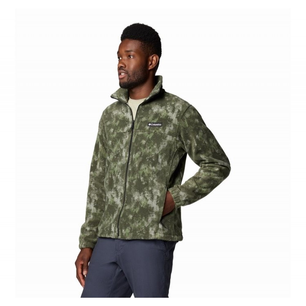 Columbia Men's Steens Mountain™ Printed Jacket 1478231-366 Greenscape Timberwild