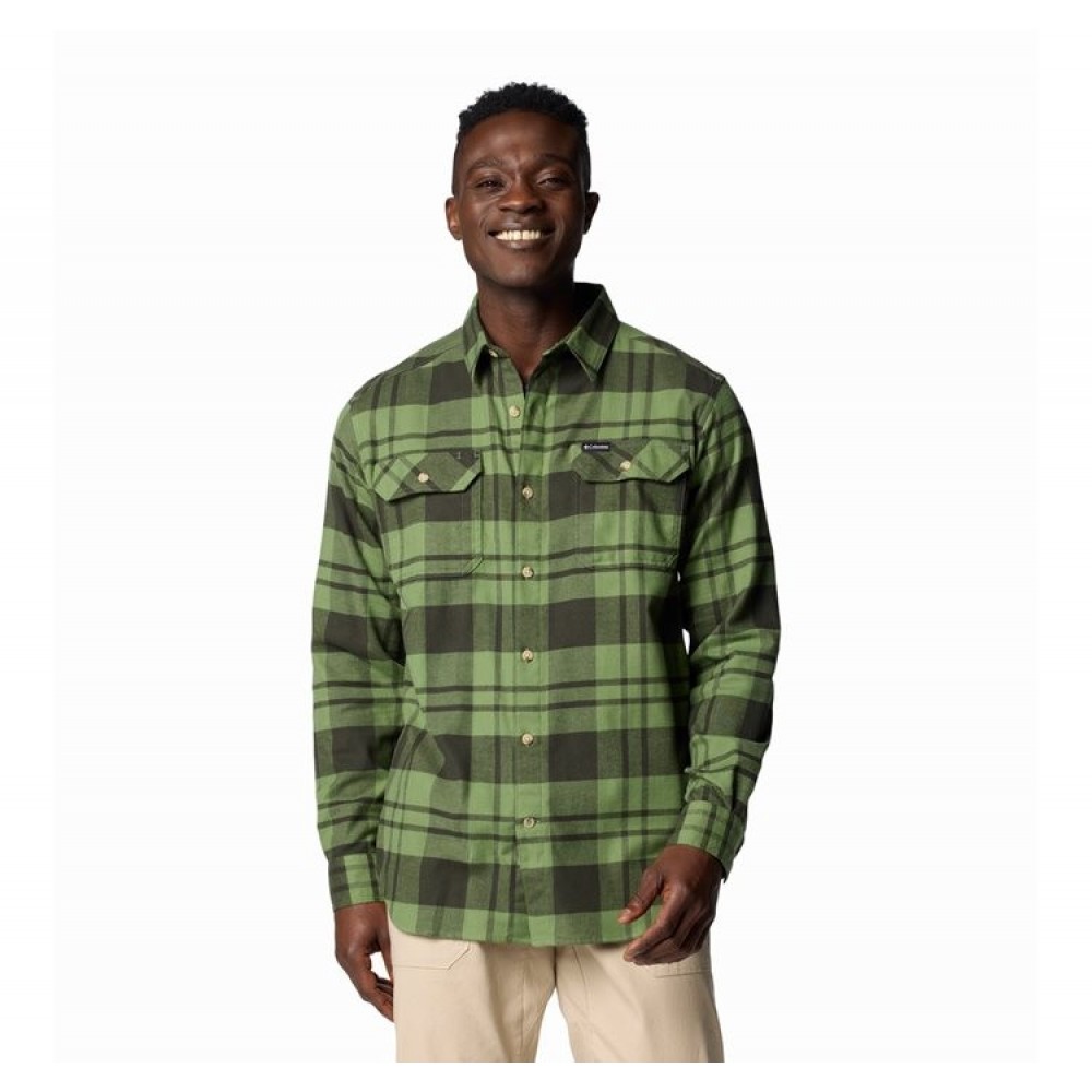 Columbia Men's Flare Gun™ Stretch Flannel 1861581-352 Canteen River Crossing Plaid