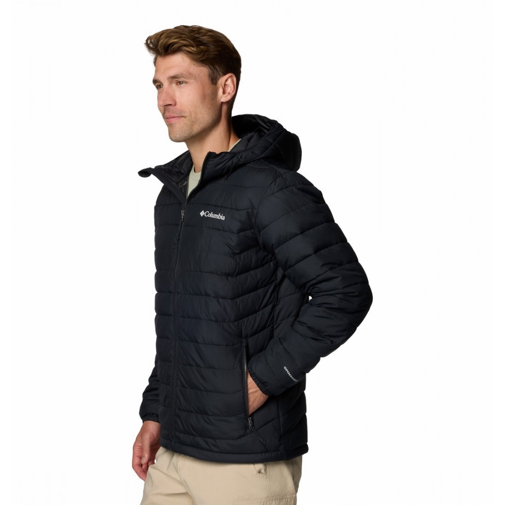 Ανδρικό Μπουφάν Columbia Powder Lite™ II Hooded Jacket 2086944-010 Μαύρο