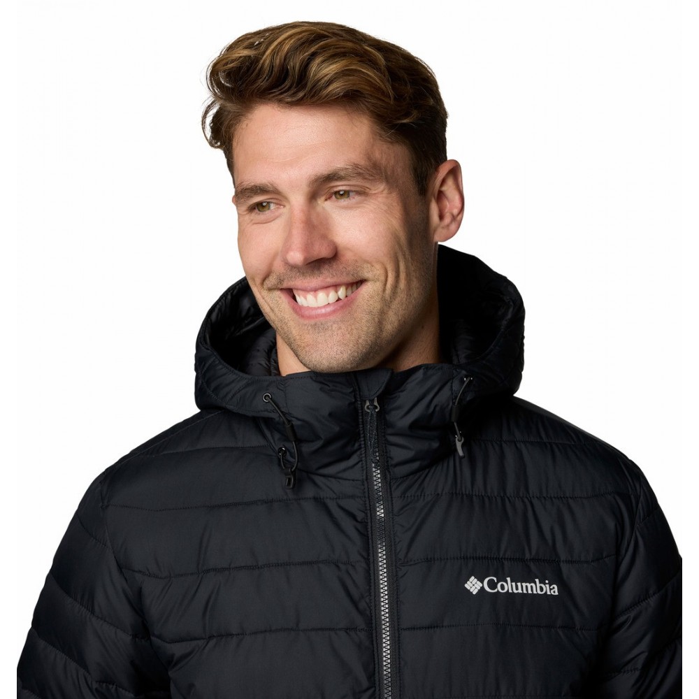 Ανδρικό Μπουφάν Columbia Powder Lite™ II Hooded Jacket 2086944-010 Μαύρο