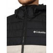 Men Columbia Powder Lite™ II Hooded Jacket 2086944-010 Biege-Black