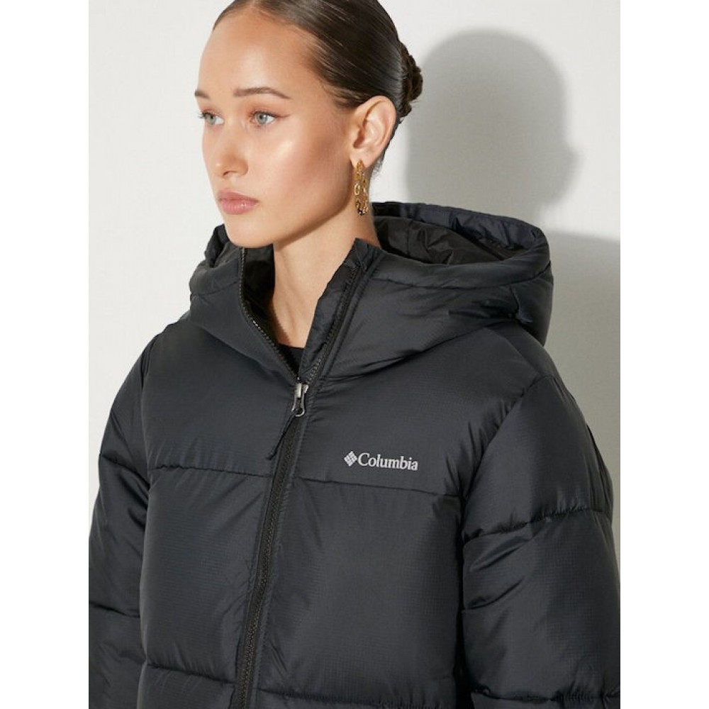 Γυναικείο Μπουφάν Columbia Puffect™ II Mid Hooded Jacket 2088471-010 Μαύρο