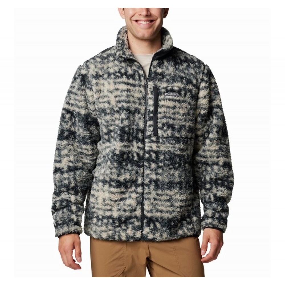 Columbia Men's Winter Pass™ Printed Fleece II 2097841-278 Dark Stone Stippled Stripe