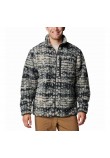 Columbia Men's Winter Pass™ Printed Fleece II 2097841-278 Dark Stone Stippled Stripe