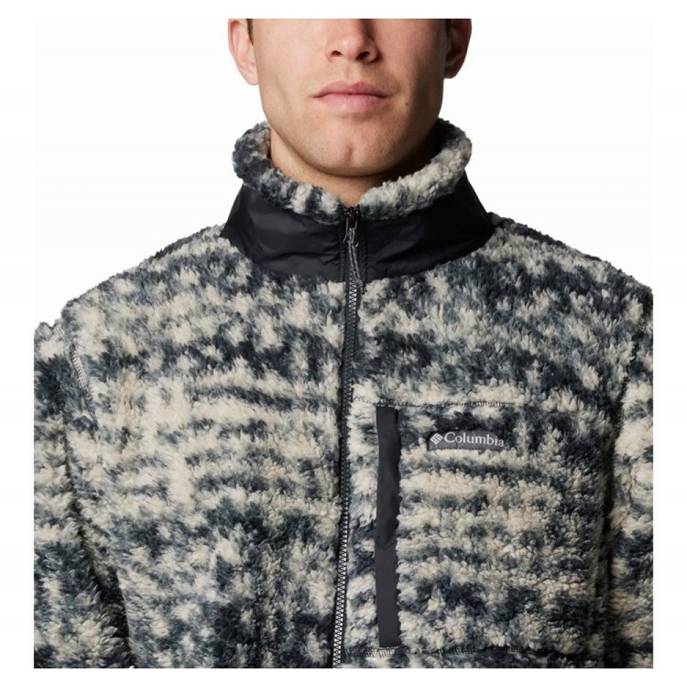 Columbia Men's Winter Pass™ Printed Fleece II 2097841-278 Dark Stone Stippled Stripe