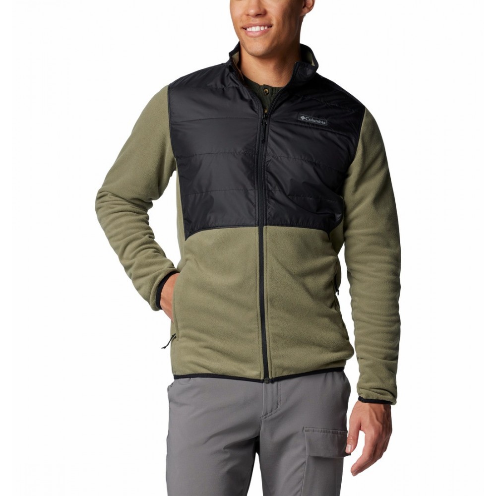 Ανδρική Ζακέτα Columbia Basin Butte™ Full Zip Fleece II 2101761-397 Χακί