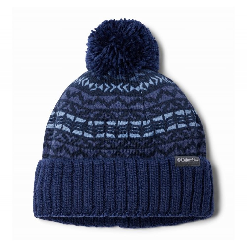 Unisex Beanie Columbia Sweater Weather™ Pom Beanie 2010971-464 Collegiate Navy, Madras