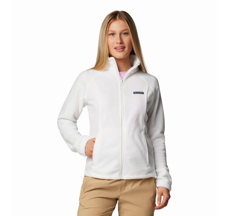 Γυναικεία Ζακέτα Columbia Benton Springs™ Full Zip Fleece WL6439-125 Ασπρη